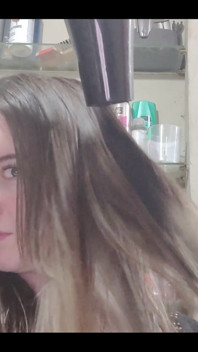 Drying My Hair. I Love How It Goes From Wet to Dry and Soft