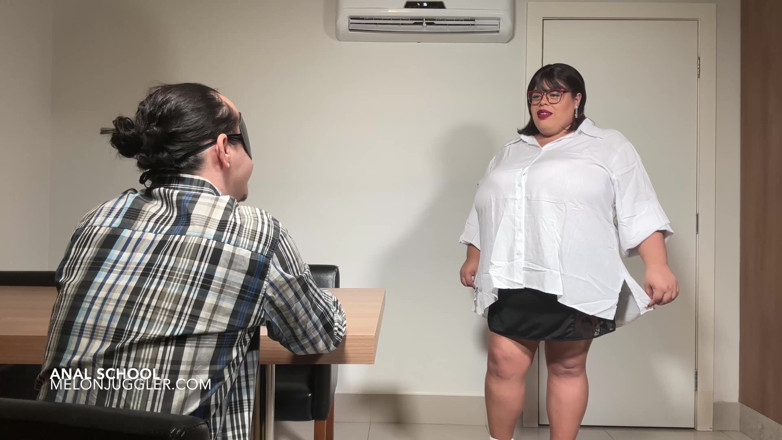 Angel BBW: Angel bbw konečná anální studentka