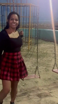 Preta Saiu a Noite De Casa Fui Atras Dela Encontrei No Parque Estava Cheio De Tesão Q Resolvemos Transar Ali Mesmo
