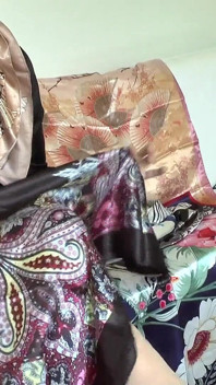 Satin Scarf Day! Cum All Over My Satin Scarf, Lady Victoria Valente