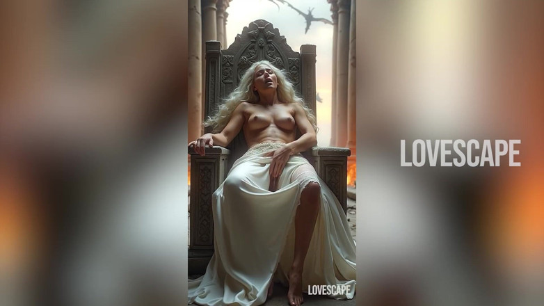Lovescape: Daenerys Goddess Solo - ratu naga yang memancut mani melancap