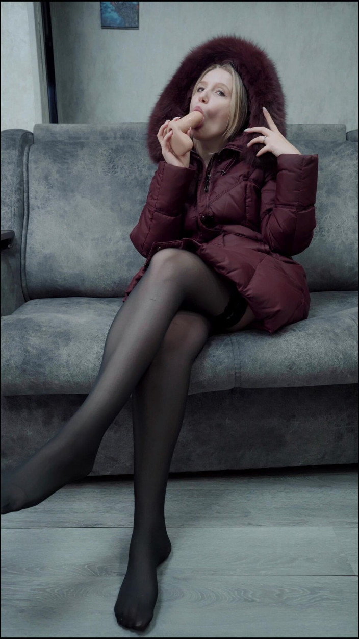 Stacy Starando: I Cum in My Beautiful Fur Coat