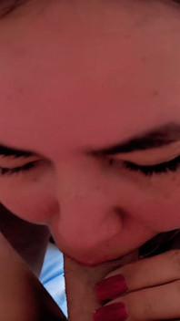 POV: Ich Ficke Sie in Den Mund, Bevor Ich Die Augen Öffnen Kann, Durste Nach Sperma, Sperma in Den Mund Und Auf Mein Gesicht