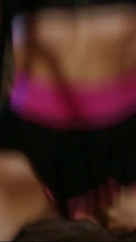Teenager meets two friends in the nightclub. The two big cocks fuck her in double penetration