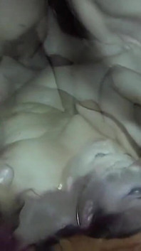 Chubby Redhead Gets Gangbanged in Swinger Club