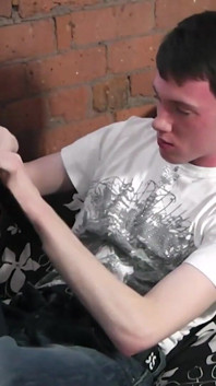 Horny Bottom Boy Pounded by a Big Uncut Dick