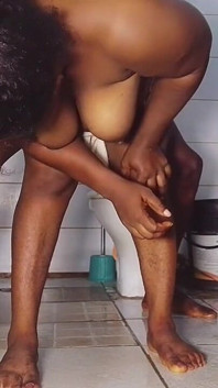 Ébano milf quería un poco más de mi polla