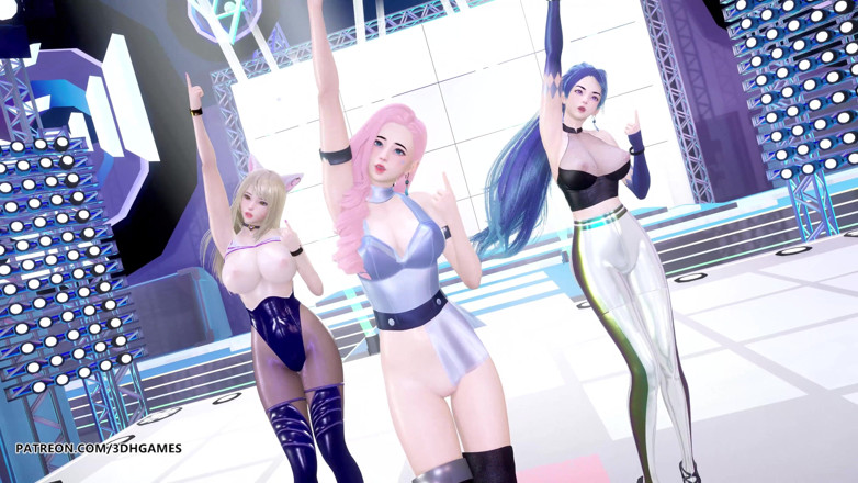 3D-Hentai Games: [MMD] Kep1er - auf! Ahri seraphine kaisa heißer striptease, liga von...