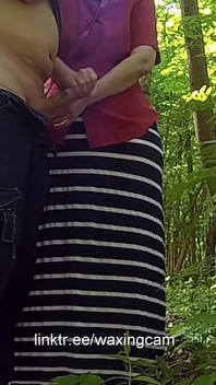 #91 batang handjob di luar