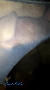 Crossdresser Cdmichell Cums Velká Nálož V Modré Onepiece Kombinéze