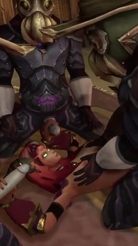 邪教仪式四人组群交 |Warcraft Hentai Parody