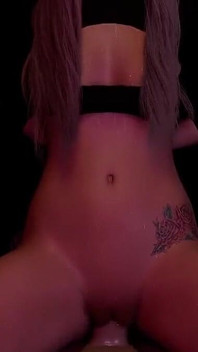 Cewek semok rambut pirang lagi asik ngentot posisi reverse cowgirl 3d - pov