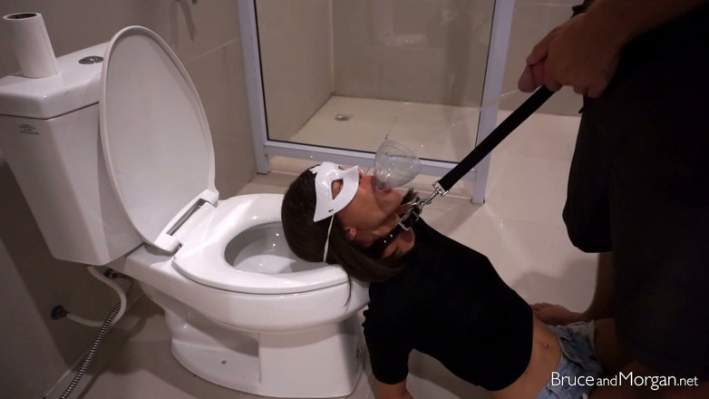 Bruce-and-Morgan: Toilet Slave Dominated