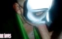 Bree loves: Дружина в масці смокче його камшот