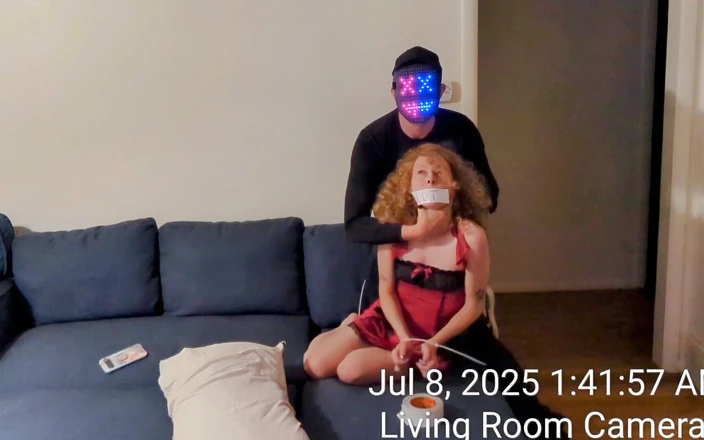 Richelle Rose: Sexy MILF Zip Tied and Creampied by Masked Man