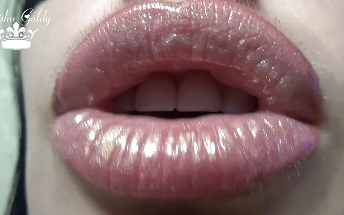 Goddess Misha Goldy: Lip gloss fetish &amp; worship