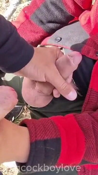 18 Year Old Schoolboy Cum in Tight Hole From the Camp Leader, Big Dicks