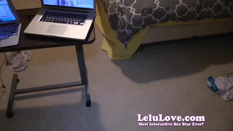 Lelu Love: Sucking your cock on webcam while masturbating til you cum...