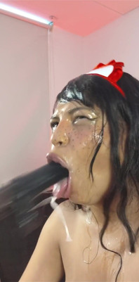 Louca Ana chupa BBC sem piedade