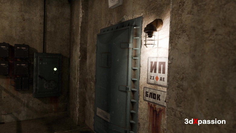 3dxpassion: Locked in the Bunker He Visits at 5pm to Destroy Her...