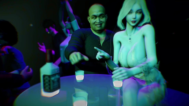 X Hentai: Istri selingkuh di klub malam - animasi 3d