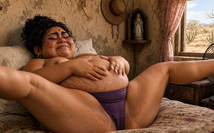 YOUR BEST FANTASY: 9 Months Pregnant with Stretch Marks Has Uncontrollable Orgasms in...