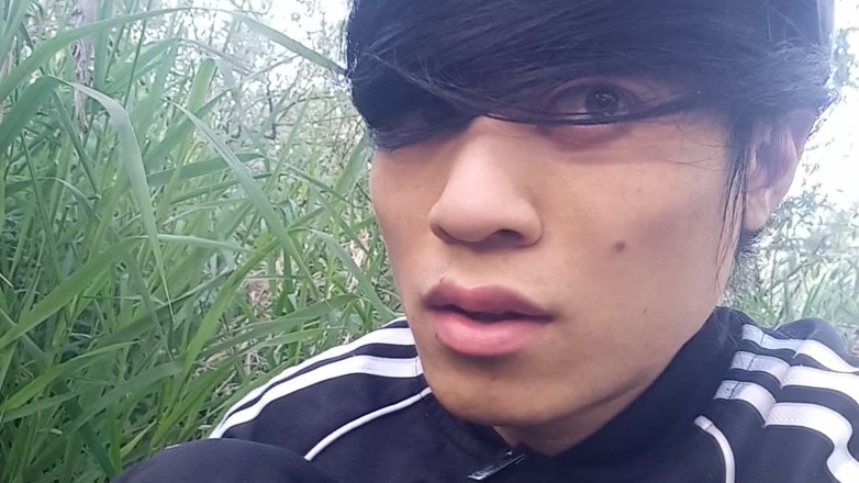Jon Arteen: Gay boy Jon Arteen, wearing adidas tracksuit Campus sneakers, gets...
