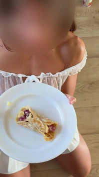 Crêpe à la sperma - kont gemaakt en gegeten