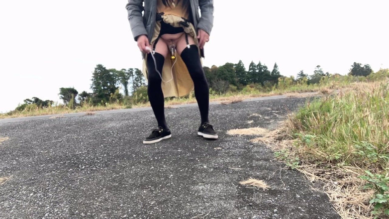 megu2002: Auto-entrenamiento No. 33 fugas caminata a lo largo de la carretera