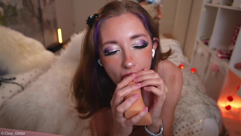 Cissy Glitter: Two Orgasms and My Sweet Moans with Your Cock in...