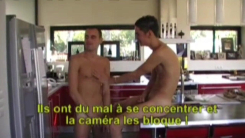 AMATOR PORN MADE IN FRANCE: so sexy french twinks fucking in the kitchen