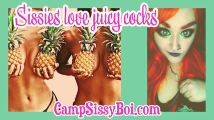 Campsissyboi: Banci sukakan zakar berair