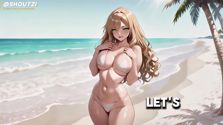 Shoutzi Anime Hentai3D Uncensored: Geiles Strandmädchen Neckt Mich Auf Einer Einsamen Insel Endet Mit...