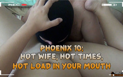 Homemade Cuckolding: Phoenix: ateşli evli kadın, ateşli zamanlar, ağzına ateşli boşalma
