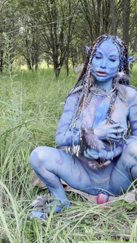 Avatar Monika Fox Big Prolapse, Hard Dildo Anal and Pussy Fuck, Squirt in Nature