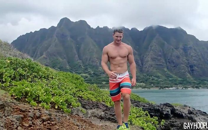 Gay Hoopla: Blonde Island Musculare Armăsar Danny Klein