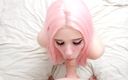Bu66legum: Cum on the Face of a Pink-haired Succubus
