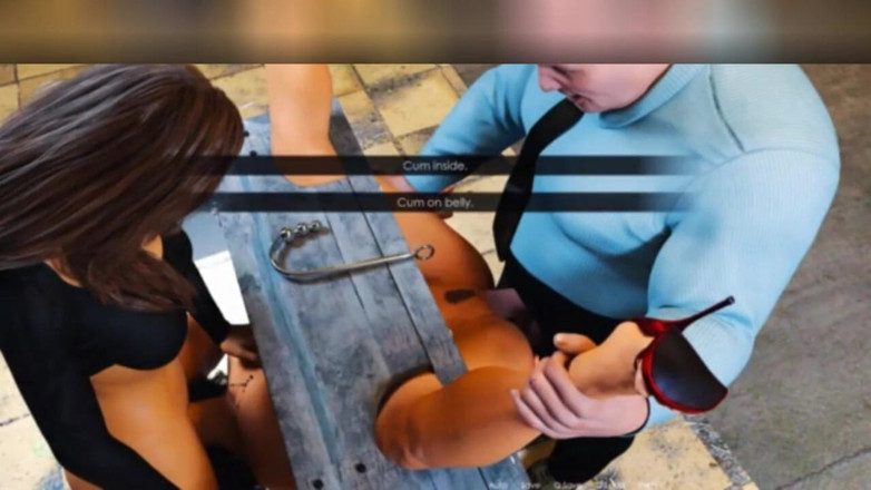 3DXXXTEEN2 Cartoon: Анна пробує два різних тріо. 3d порно - мультяшний секс