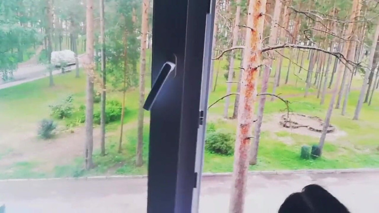 Millanax Fortnite Girl: Het college flicka knullad nära fönster med sperma i ansiktet