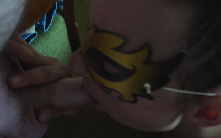 N and Y: Masked Hottie Sucking My Cock
