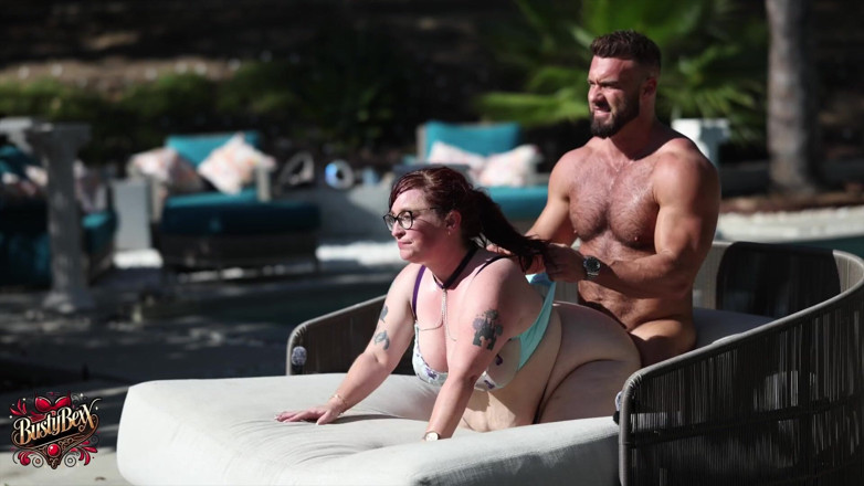 Busty Bexx: Poolside 3 Hole Free Use Slut