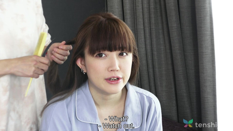 Tenshigao Backstage: Nagisa Katagiri di belakang panggung