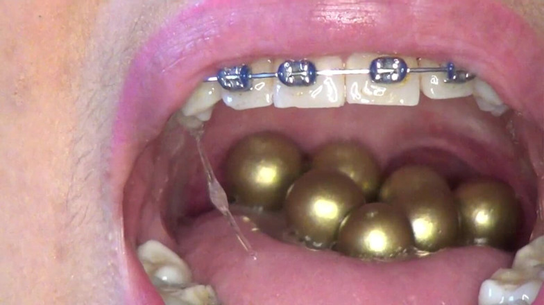 Angel eyes studio: Swallowing and Putting Golden Pearls in My Vagina