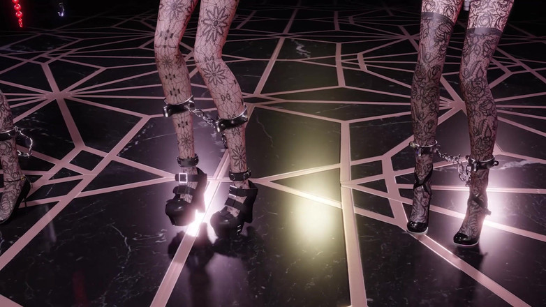 MikuMotion: [mmd] voce debole genio allenamento tre persone contenzione saltare uovo...