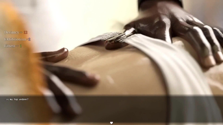 Dirty GamesXxX: LISA: Hot girl on her first massage, interracial ep.39