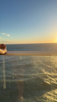 Cumshot on Balcony