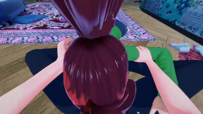 Hentai Smash: Frankie Foster meludah air mani awak, kemudian dikongkek dari sudut...