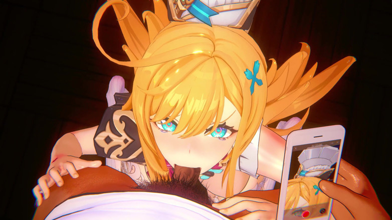NSFWOtaku: Genshin impact - Escoffier wordt in een bende geneukt door meerdere...