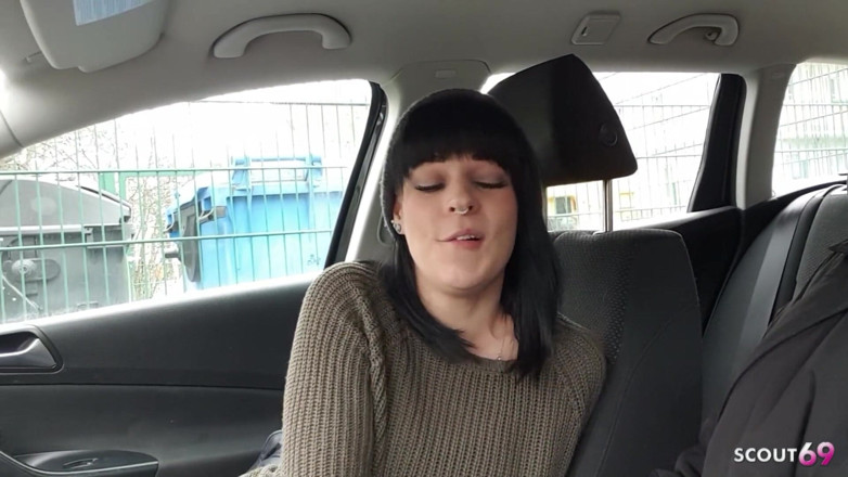 Scout69: German Girlfriend Give Date a Blowjob at Car and Swallow...