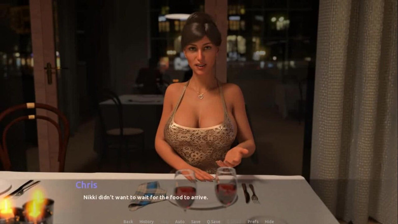 Dirty GamesXxX: DER BESUCH: Riskanter blowjob unter dem tisch in einem restaurant...